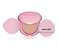 AMUSE Dew Power Vegan Cushion fond de teint longue tenue coussin pour une peau lumineuse et lisse teinte 02 Healthy 15 g