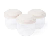 Amuse Rikko Boîte à Goûter Enfant | Set de 3 Boîtes de Conservation Alimentaire avec Couvercle, Meal Prep Snack | Boîtes Hermétiques pour Aliments | Idéal pour Rikko Lunchbox | Oat