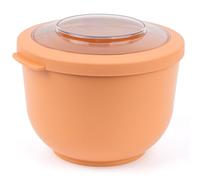 Amuse Tylla Saladier 1200ml | Boîte de Rangement avec Couvercle pour Meal Prep et Snacks | Boîte Plastique Alimentaire sans BPA pour Enfants et Adultes | Congélation, Lave-vaisselle | Peach