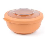 Amuse Tylla Saladier 700ml | Boîte de Rangement avec Couvercle pour Meal Prep et Snacks | Boîte Plastique Alimentaire sans BPA pour Enfants et Adultes | Congélation, Lave-vaisselle | Peach