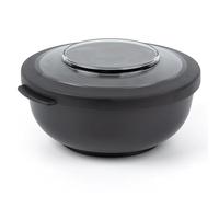 Amuse Tylla Saladier 700ml | Boîte de Rangement avec Couvercle pour Meal Prep et Snacks | Boîte Plastique Alimentaire sans BPA pour Enfants et Adultes | Congélation, Lave-vaisselle | Charcoal