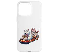Amusement Animal ludique Aventure Balade Coque pour iPhone 15 Pro Max