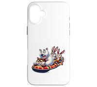 Amusement Animal ludique Aventure Balade Coque pour iPhone 16 Plus