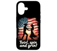 Amusement de Danse carrée Twirl, Spin and Grin Coque pour iPhone 17