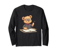 Amusement en Classe avec Un Professeur d'ours en Peluche Manche Longue