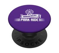 Amusement Park Ride Fun Graphic Carnaval Thème PopSockets PopGrip Adhésif