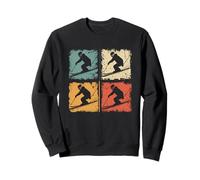 Amusez-Vous Les Jours de Neige et de Ski Vintage pour Les Amoureux de la Neige Sweatshirt