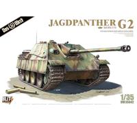 Amusing Hobby Das Werk DW35042 Jagdpanther G2 Sd.Kfz. 173 1:35 - Kit de modélisation en plastique - Takom Super Blitz, tube en métal, chaînes de segments, pièces en polyéthylène, 6 options de marquage