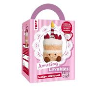 Amusing Lovables Häkelset Barry Cake: Anleitung, Chenillegarn, Häkelnadel, Füllwatte, Sicherheitsaugen, Karabiner