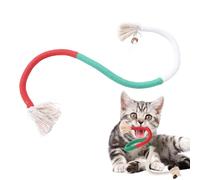 Amusingtao Jouet à mâcher pour chat - Corde à mâcher - Jouet interactif à mâcher pour chat - Pour soins dentaires et contre la mauvaise haleine (70 cm)