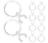 AMUSLESUR 10 Pièces Stylo Perceuse et Loupe à Clip Portable en Plastique pour Amateurs de Dessin Diy, Adapté au Diamond Art Painting et Broderie Diamant