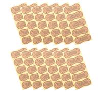 AMUSLESUR 100 Autocollants Privés de Natation Doux et Auto-adhésifs, Doublure de sous-vêtement Étanche pour Fête Estivale, Pack de 100 Protège-Slips Confortables