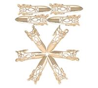 AMUSLESUR 10pcs Bagues Bout des Doigts en Alliage de Zinc, Protection D'ongles Réglable Style Ancien pour Cosplay, Drame et Festivités, Accessoires Ongles Rétro