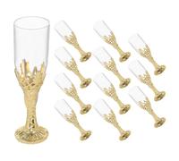 AMUSLESUR 12 pièces Coupes Médiévales Décoratives Dorées pour Mariage et Fête Calices Autel pour Communion Toasts et Rituels Religieux