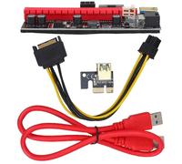 AMUSLESUR 1ensemble Pcie Plus Riser Card Rallonge Gpu Ordinateur Portable Ver Noir à Extension Graphique Externe pour Ordinateur