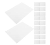 AMUSLESUR 20 Feuilles Papier Blanc pour Écriture Braille Portable en Papier, Accessibilité Améliorée pour Personnes Aveugles, pour Apprentissage et Bureau