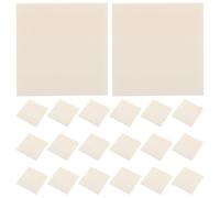 AMUSLESUR 20 Pièces Notes Adhésives Transparentes en Pet Design Facile à Décoller, 20 Blocs pour Bureau et Maison, pour Enseignants et Prise de Notes Rapide