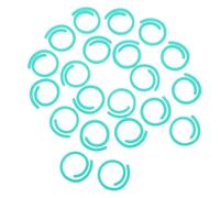 AMUSLESUR 200 Clips pour Plantes en Plastique PP Vert, Pinces à Branches pour Tomates, Renforcent et Protègent Le Mauvais Temps, Lot de 200 pour Jardin et Serrage