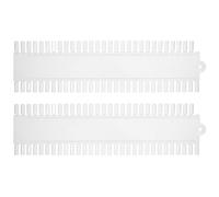 AMUSLESUR 2pcs Palette pour Ongles Abs 60 Couleurs pour Manucure, Panneau D'affichage Vernis à Ongles, Pratique pour Débutants en Nail Art Collège Gros