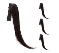 AMUSLESUR 4pcs Pinces à Cheveux Noires en Métal et Fibre de Polyester, Clips Canard Confortables et Légers pour Accessoires de Coiffure Fille et Déguisement Quotidien