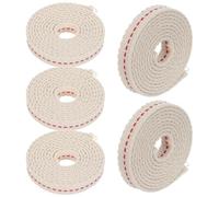 AMUSLESUR 5 Rouleaux Mèche de Rechange pour Lanterne à Pétrole, 1m, Tissu | Lanternes à Kérosène Vintage et Lampes à Paraffine, Installation Facile, Flamme Stable, Allumage Immédiat