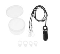 AMUSLESUR Accessoires de Sécurité pour Amplificateur Auditif, Cordon Clip Anti-Perte, Conçu pour Usage Prolongé, Adapté aux Prothèses Auditives Contour d'Oreille, Noir Nylon