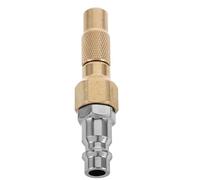 AMUSLESUR Adaptateur de Compresseur D'air en Cuivre et Acier pour Gonflage Rapide de Pneus et Planches à Pagaie Raccord Fileté Robuste et Connexion Rapide Fiable