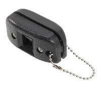 AMUSLESUR Affûteur de Patins Professionnel Portable Porte-Clés Arrière, roulettes Précises et Étui de Transport Noir pour Entretien de Lames de Hockey sur Glace