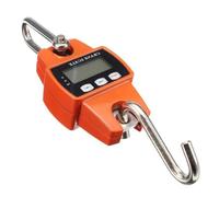 AMUSLESUR Balance Électronique Suspendue Portable 300kg avec Boîtier en Alliage D'aluminium et Crochet en Acier Inoxydable pour Chasse et Pêche