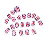 AMUSLESUR Bannières Suspendues Union Jack en Polyester pour Décoration de Fête Intérieure et Extérieure, Résistantes Grand Opening et Événements Patriotiques