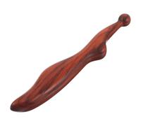 AMUSLESUR Bâton de Massage en Bois de Santal pour Points D'acupression, Outil de Thérapie Corporelle Polyvalent, Bâtonnet de Relaxation Musculaire pour Jambes, Mollets et Dos, Récupération