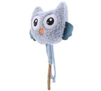 AMUSLESUR Bâtonnets à Mâcher pour Chat en Vigne Argentée Tête en Peluche Légère, Interactif pour Stimuler L'intérêt et Libérer L'énergie du Chat