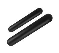 AMUSLESUR Bâtonnets de Frappe en Silicone Noir 2pcs pour Boîte à Café Expresso, Utilisation Prise Confortable, Accessoires Café pour Usage Domestique et Commercial