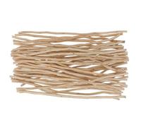 AMUSLESUR Bâtonnets Diffuseurs en Bois Beige pour Rafraîchir L'air Lot de 50 Naturel et Rustique, 25 Cm pour Huile Essentielle et DIY Parfum D'intérieur