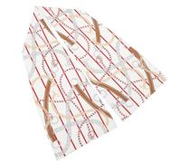 AMUSLESUR Bavoirs Alimentaires Élégants pour Adultes en Polyester Blanc, Foulard de Table à Bavette Lavable, Protège Vêtements les Taches, la Maison Restaurant
