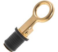AMUSLESUR Bouchons de Vidange en Laiton 25 MM pour Bateaux de Pêche et Canoës, Accessoires Étanches pour Vidange, Bouchons de Drainage Nautiques