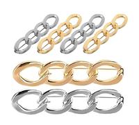 AMUSLESUR Boutons pour Jeans Clipsables en Alliage de Zinc, Serrage-Taille Décoratif et Ajusteur de Pantalon pour Femmes, Maintien Taille et Fixation de L'Encolure, Usage Quotidien et