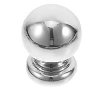 AMUSLESUR Capuchon de Garde-Corps en Acier Inoxydable 32 MM, Boule de Rambarde Sphérique pour Escalier Extérieur, Accessoire pour Poteau de Clôture, Embout de Rampe de Jardin