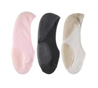 AMUSLESUR Chaussettes Basses Hydratantes en Gel pour Talons Anti-fissures en Coton Absorbant, Confortables et Discrètes pour Soins Quotidiens des Pieds des Filles