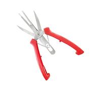 AMUSLESUR Ciseaux de Jardinage en Acier Inoxydable Poignée Antidérapante, Double Ouverture pour Élagage de Branches et Récolte de Fruits en Jardin