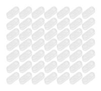 AMUSLESUR Connecteur de Chaîne à Billes Blanc Pom pour Stores Verticaux, Accessoire Léger et Solide, Lot de 50 Pièces pour Raccord Chaînette Store Enrouleur