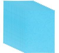 AMUSLESUR Couvertures de Documents Commerciaux A5 en Papier Solide Bleu, 100 Feuilles pour Projets DIY et Bureau Grosse Capacité et Usage Polyvalent