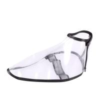AMUSLESUR Couvre-chaussures Taille 37-39 de Coiffure en Silicone Transparent, Facile à Porter et Pratique, Protection Cheveux Cassés pour Salon de Coiffure