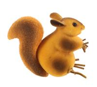 AMUSLESUR Décoration Écureuil pour Antenne de Voiture, Ornement Extérieur Plastique, Embout D’antenne Mignon sans Câble, Décor de Toit Compact pour Accessoires Voiture, Personnalisation