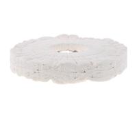 AMUSLESUR Disque de Polissage Coton 150X50X20 MM pour Meuleuse d'Établi, Accessoire pour Plaqueuse de Chants, Adapté Travail du Bois Industriel