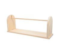 AMUSLESUR Distributeur de Rouleaux de Papier en Bois pour Table, Design Stable Fonction Multi-usage, pour Séances D'artisanat et Passionnés de Couture