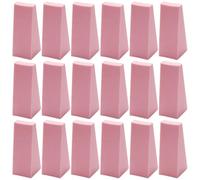 AMUSLESUR Éponge Dégradée pour Nail Art de Coin, Lot de 3 Paquet 24 Pièces en Mousse Rose, Outil Créatif pour Manucure et Application Précise