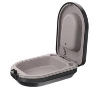 AMUSLESUR Étui de Protection Antichoc pour Appareils Auditifs, Petite Boîte Portable en Abs Étanche et Hermétique, Boîte de Poche Compacte pour Aides Auditives, Rangement Sécurisé pour