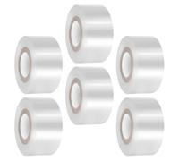 AMUSLESUR Film de Greffage PE Blanc Extensible et Auto-adhésif 6 Rouleaux pour Plantes Protection pour Greffage et Bourgeonnement