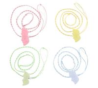 AMUSLESUR Harnais pour Hamster Réglable en Nylon Design Ailes Décoratives, 4 Pièces, Résistant la Rupture, pour Promenades en Extérieur de Petits Rongeurs